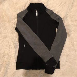 Black/ Gray Fishbone Ivivva Jacket